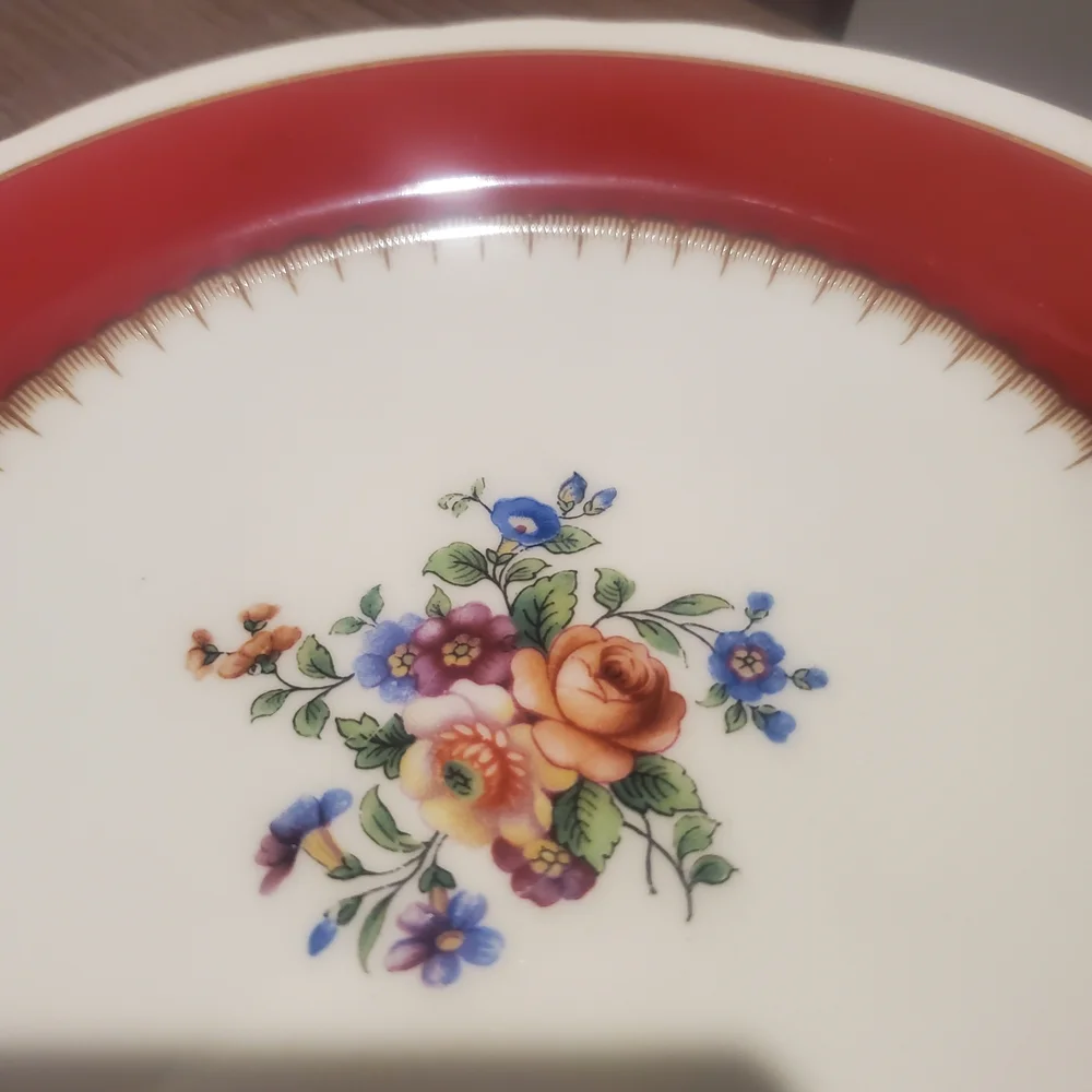 Vintage Aynsley Bone China Plate floral design replacement plate